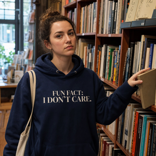 Fun Fact: I Don't Care Hoodie
