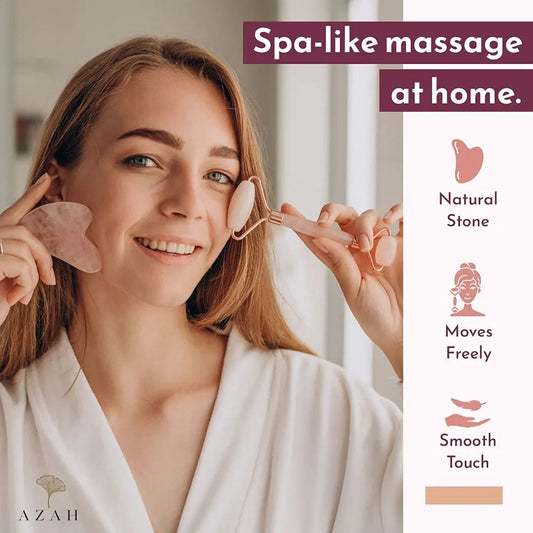 Guasha Set - Face roller and body scraper