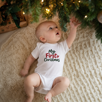 My First Christmas Βρεφικό Κορμάκι